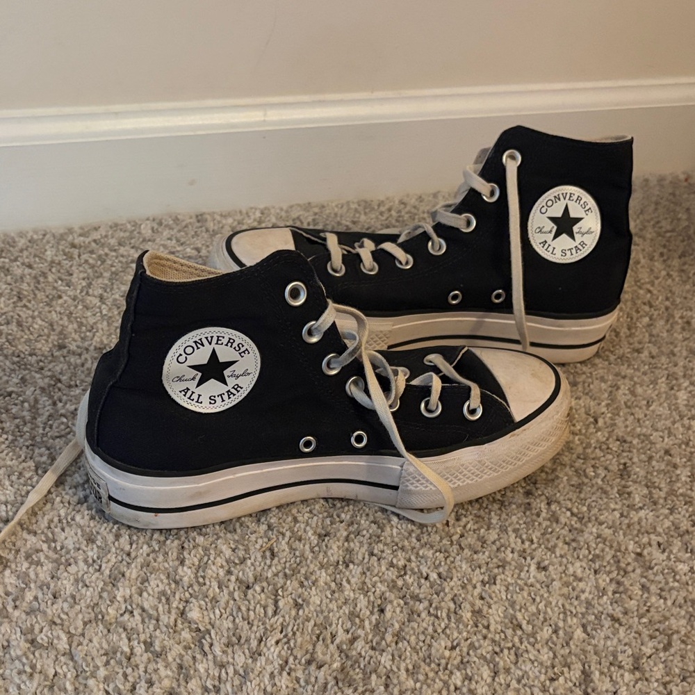 Converse All Star Black Canvas High-Tops